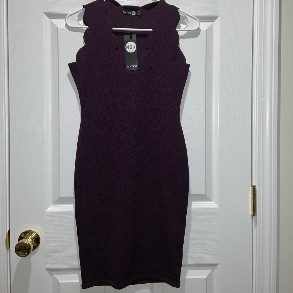 Purple maxi dress